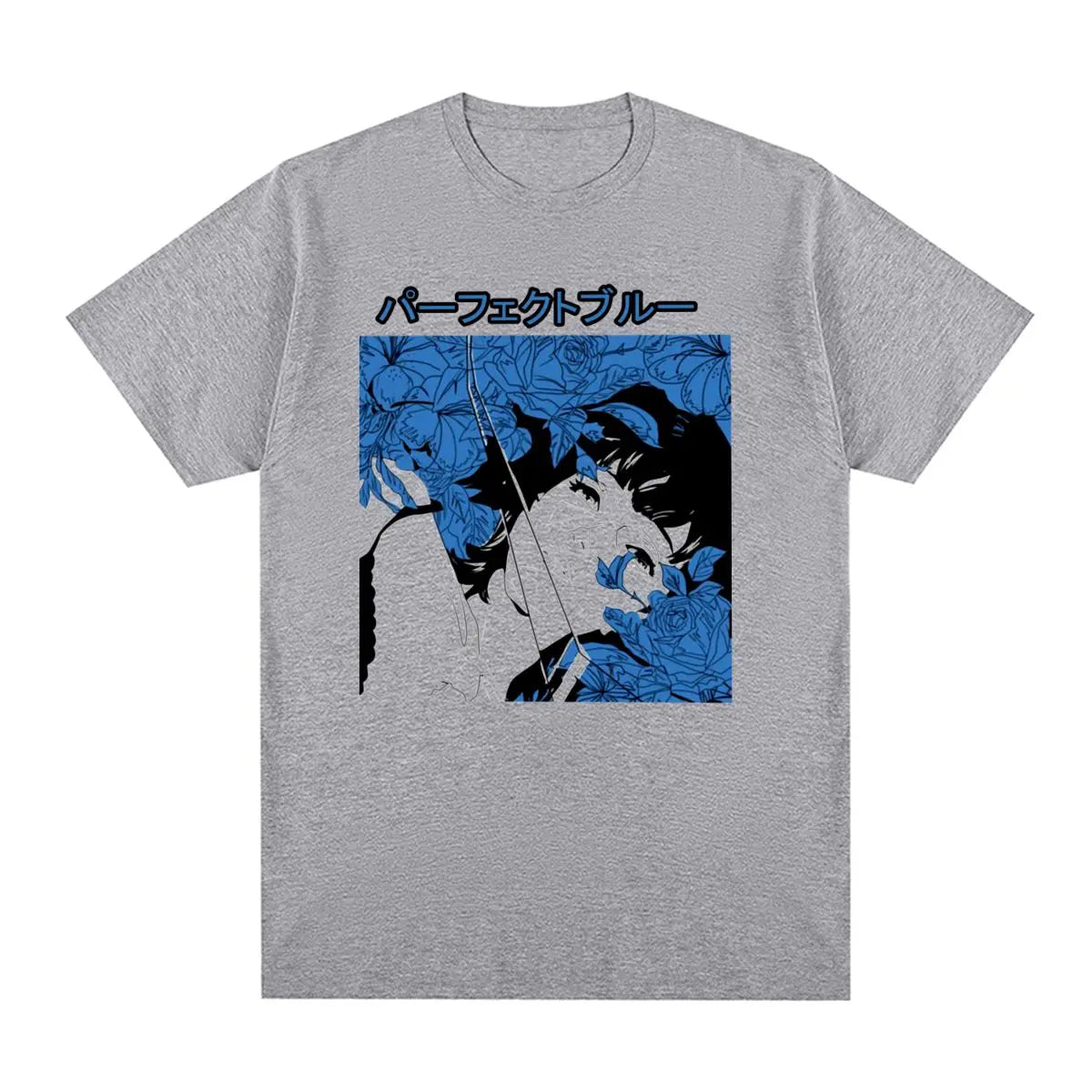 Perfect Blue Anime Vintage T-shirt Gray