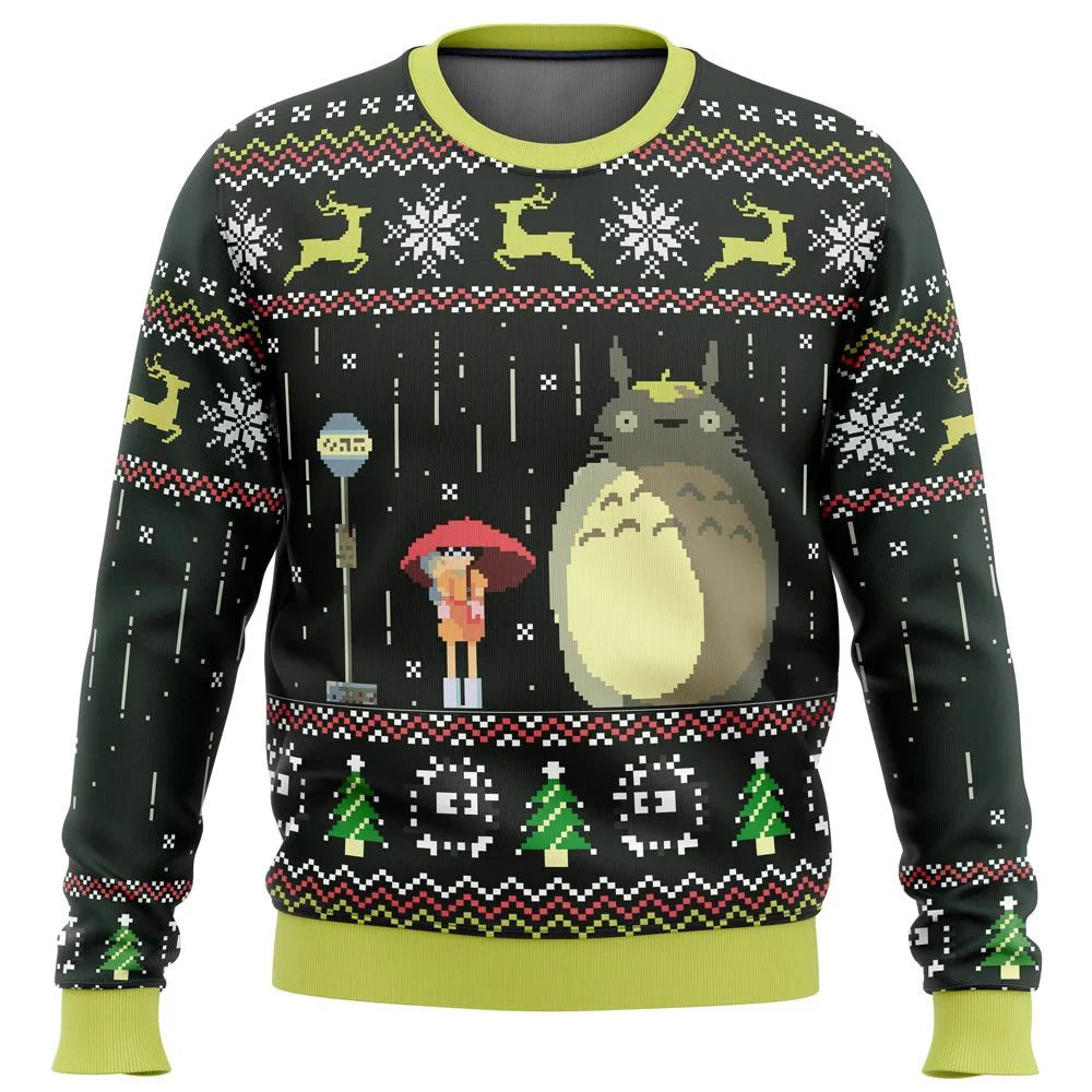 Studio Ghibli Ugly Christmas Sweater Style 4