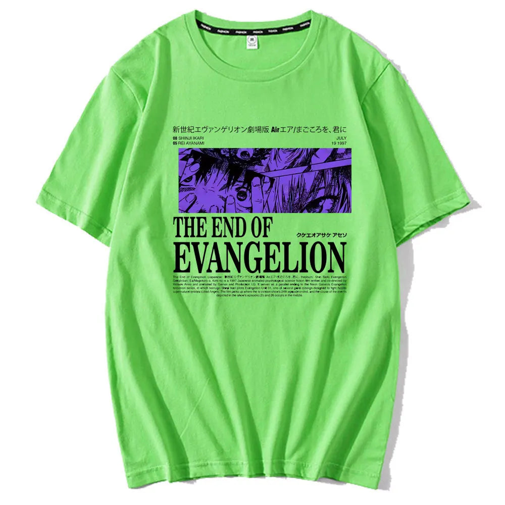 The End of Evangelion Tshirt Green