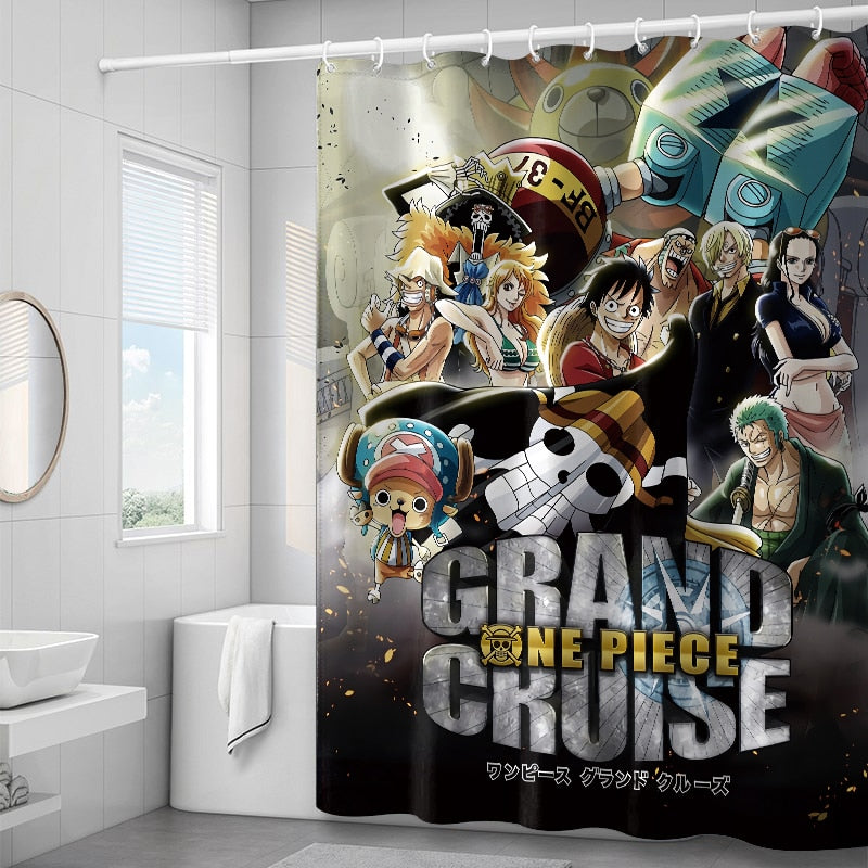 Onepiece Anime Shower Curtain Style 5