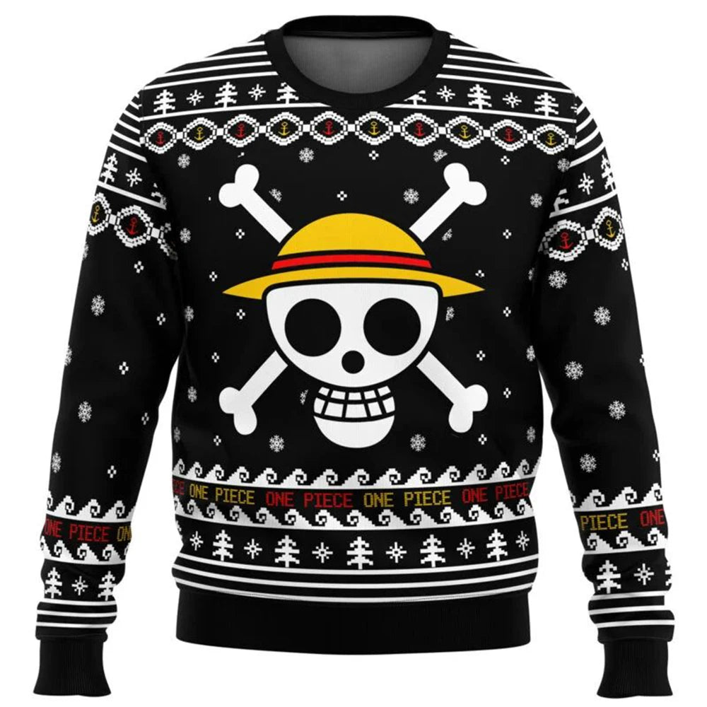 Luffy Gear 5 Ugly Christmas Sweater (Kids) Style 5