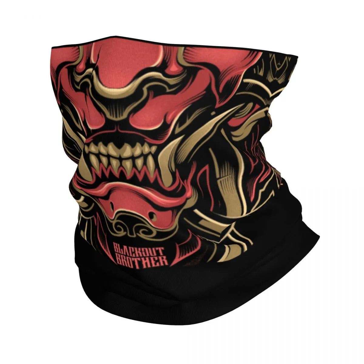 Komainu Samurai Oni Neck Warmer Scarf 1