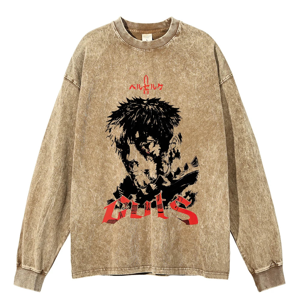 Jujutsu Kaisen Anime Washed Sweatshirt Style 10