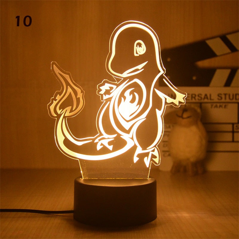 Pokemon Anime 3D LED desk lamp Action Figure