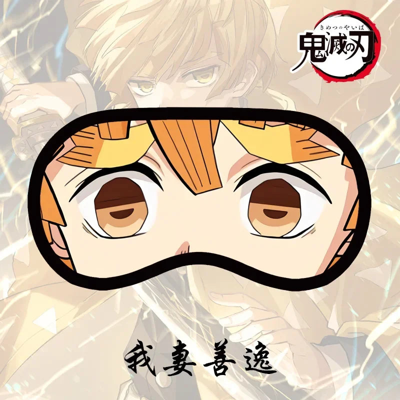 Demon Slayer Sleeping Eye Mask Yellow