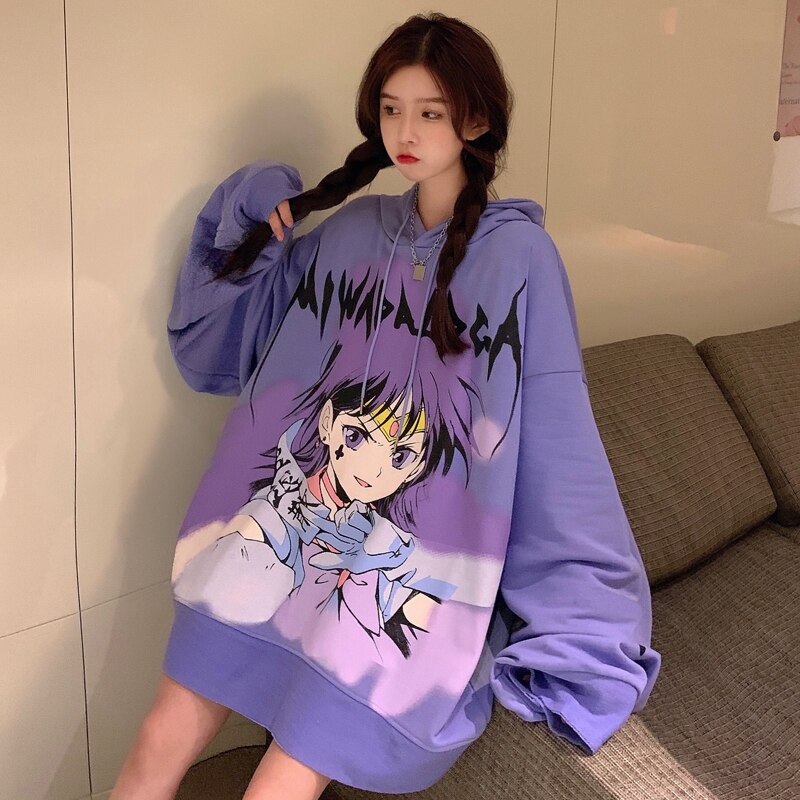 Anime girl 2025 oversized sweater