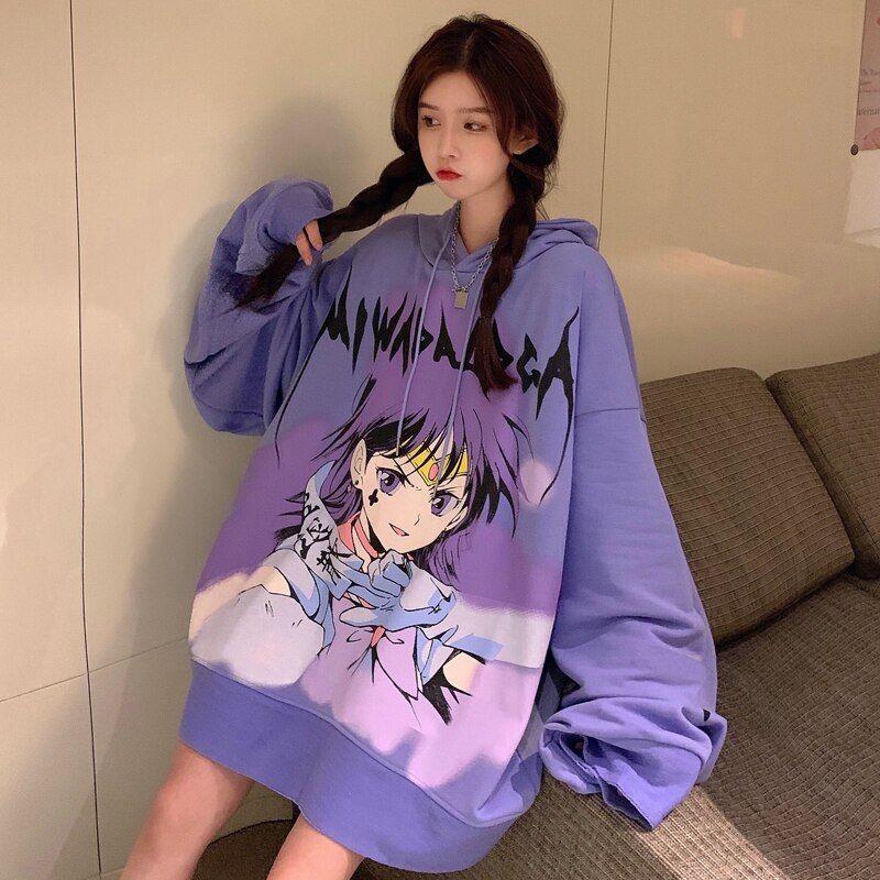Japanese Kawaii Girl Oversized Sweater