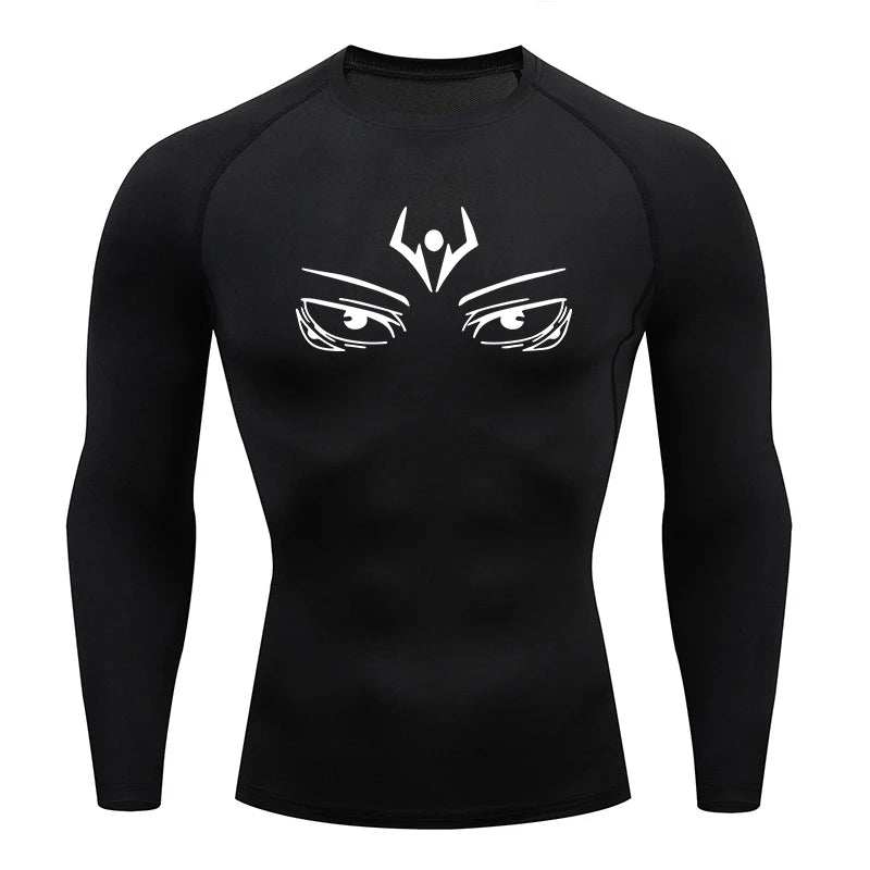 Jujutsu Kaisen Design Gym Fit Tshirt Black 2