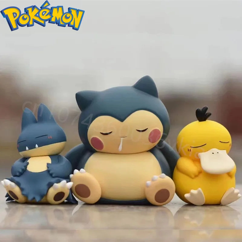 Pokemon Sleeping Figure Three Set