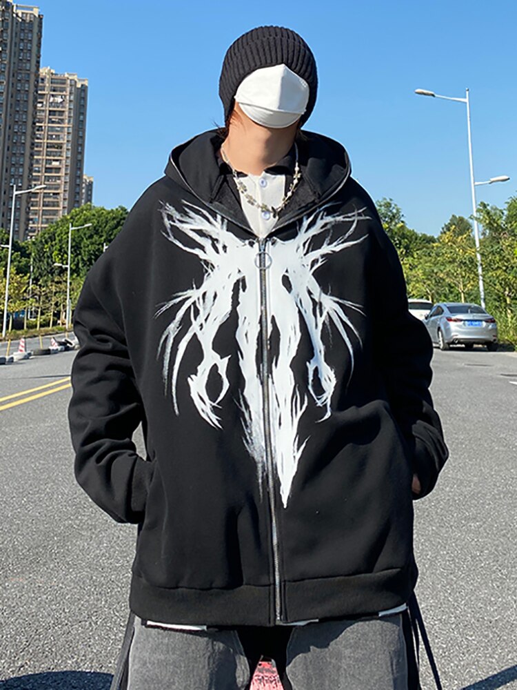 Anime Oversized y2K Style Hoodie | High Quality Japanese Anime