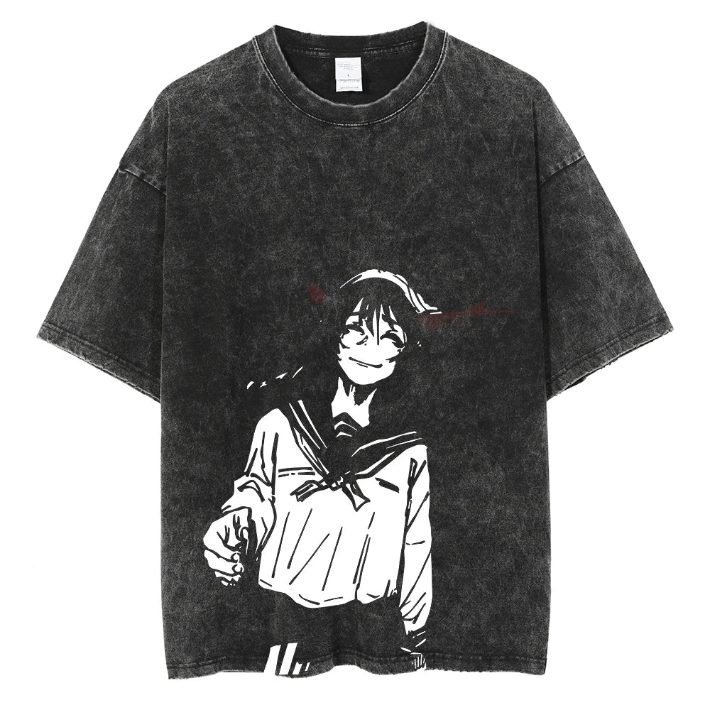 Jujutsu Kaisen Toji Shooter Anime Tshirt Black 1