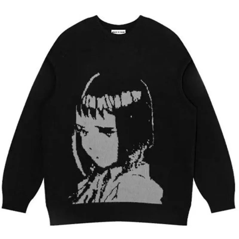 Junji Ito Anime Oversized Sweater 6