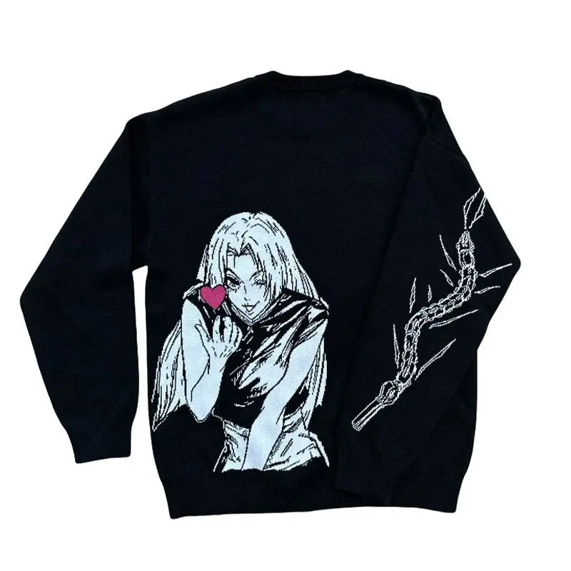 Yuki Tsukumo Jujutsu Kaisen Sweater black