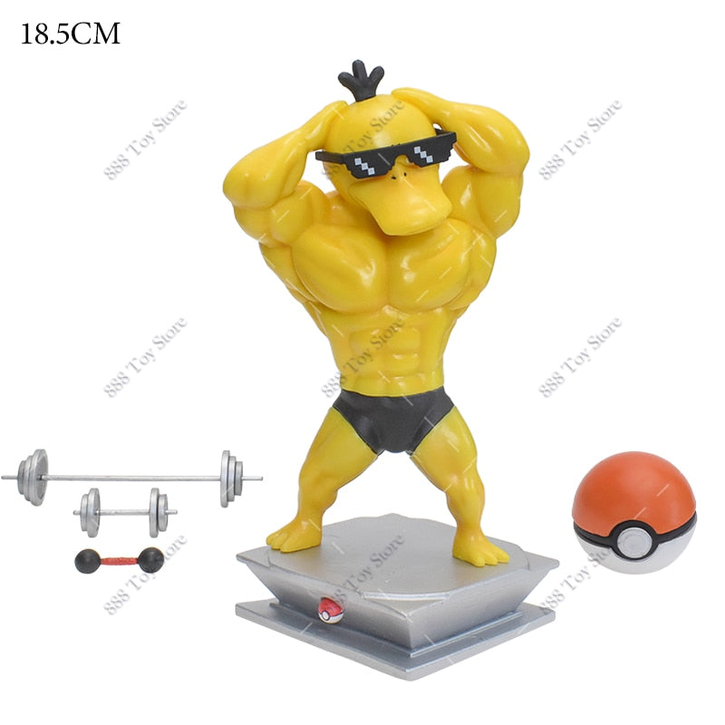 Anime Pokemon Muscle Man Action Figure