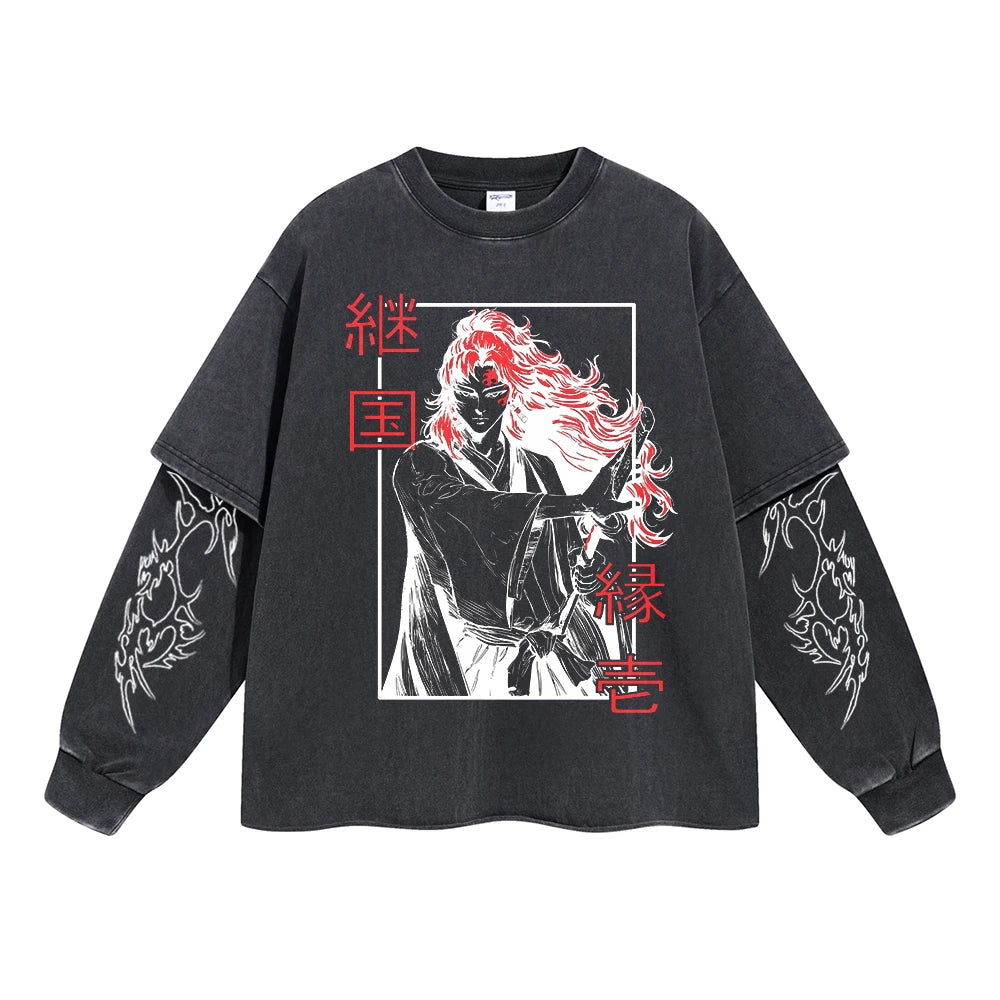 Kimetsu no Yaiba Anime Double Layer Sweatshirt Style 2