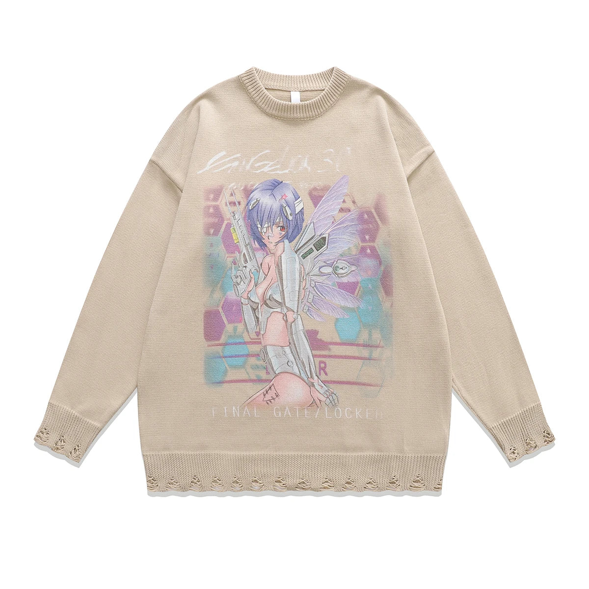 Anime New Jeans Sweater Apricot 2