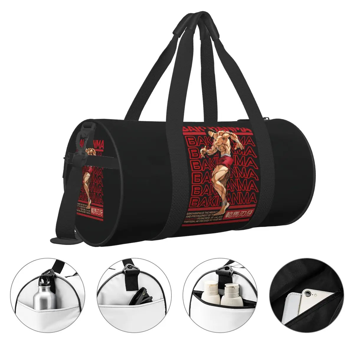 Baki Hanma Anime Duffle Bag