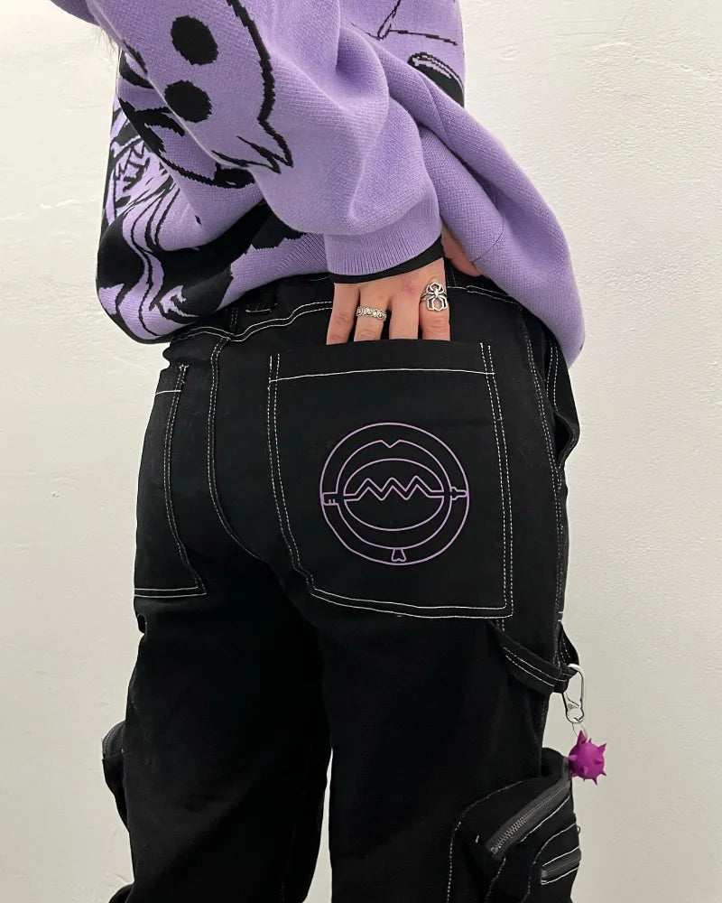 Soul Eater Y2K baggy Jeans