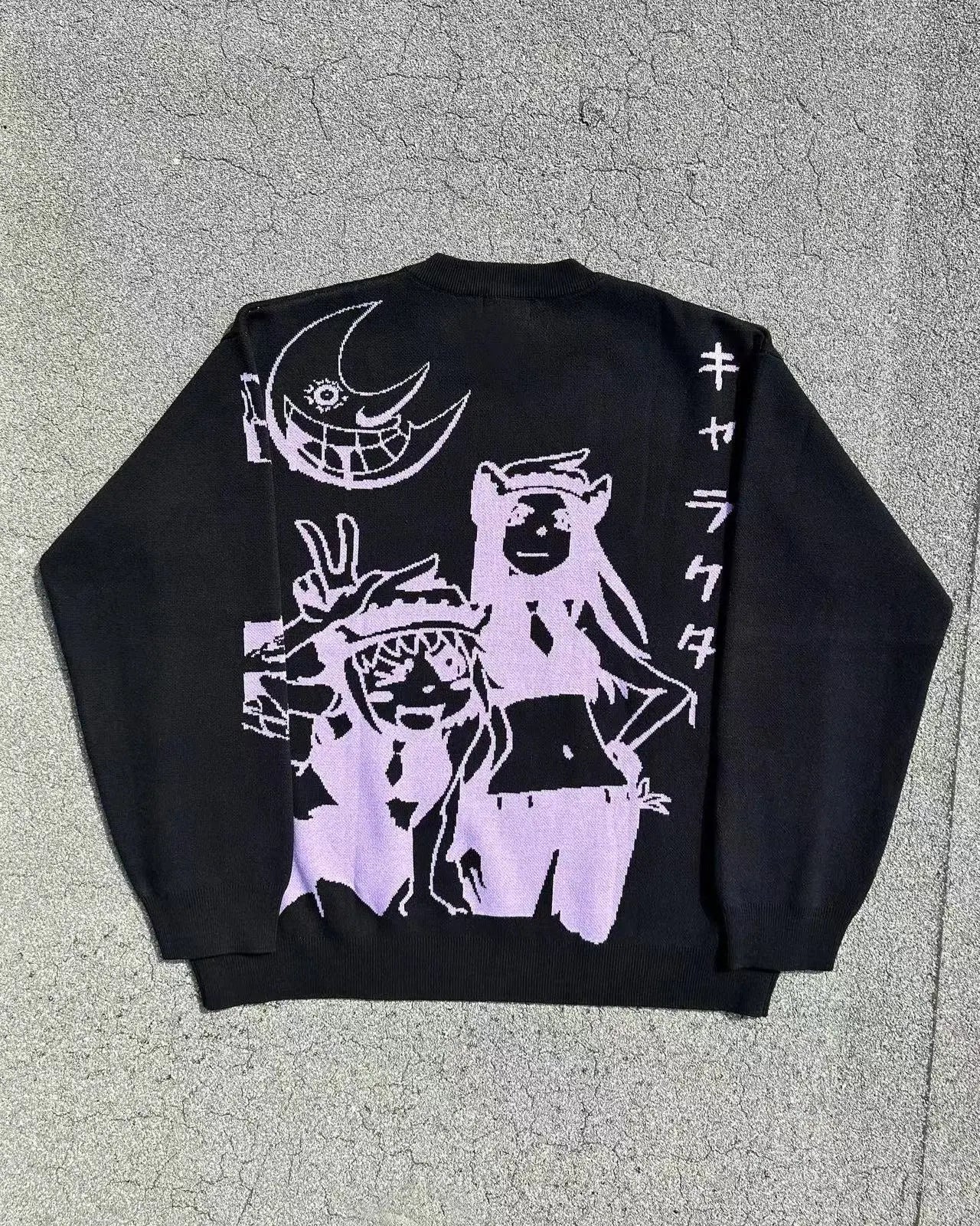 Soul Eater Anime Sweater Black
