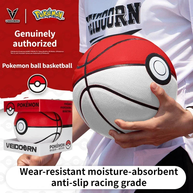 Pokemon Pokeball Style Basketball