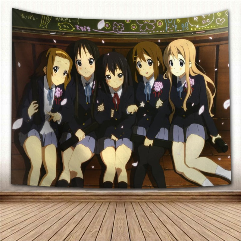 K-ON Anime Wall Hanging Tapestry 19