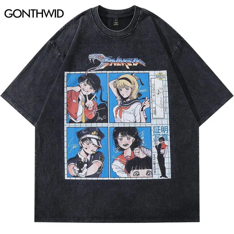 Heisei Retro Anime Vintage T-Shirt