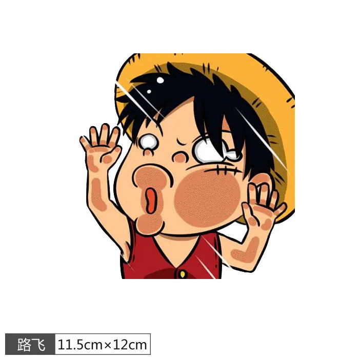 One Piece -- Luffy Chibi Anime Decal Sticker for Car/Truck/Laptop