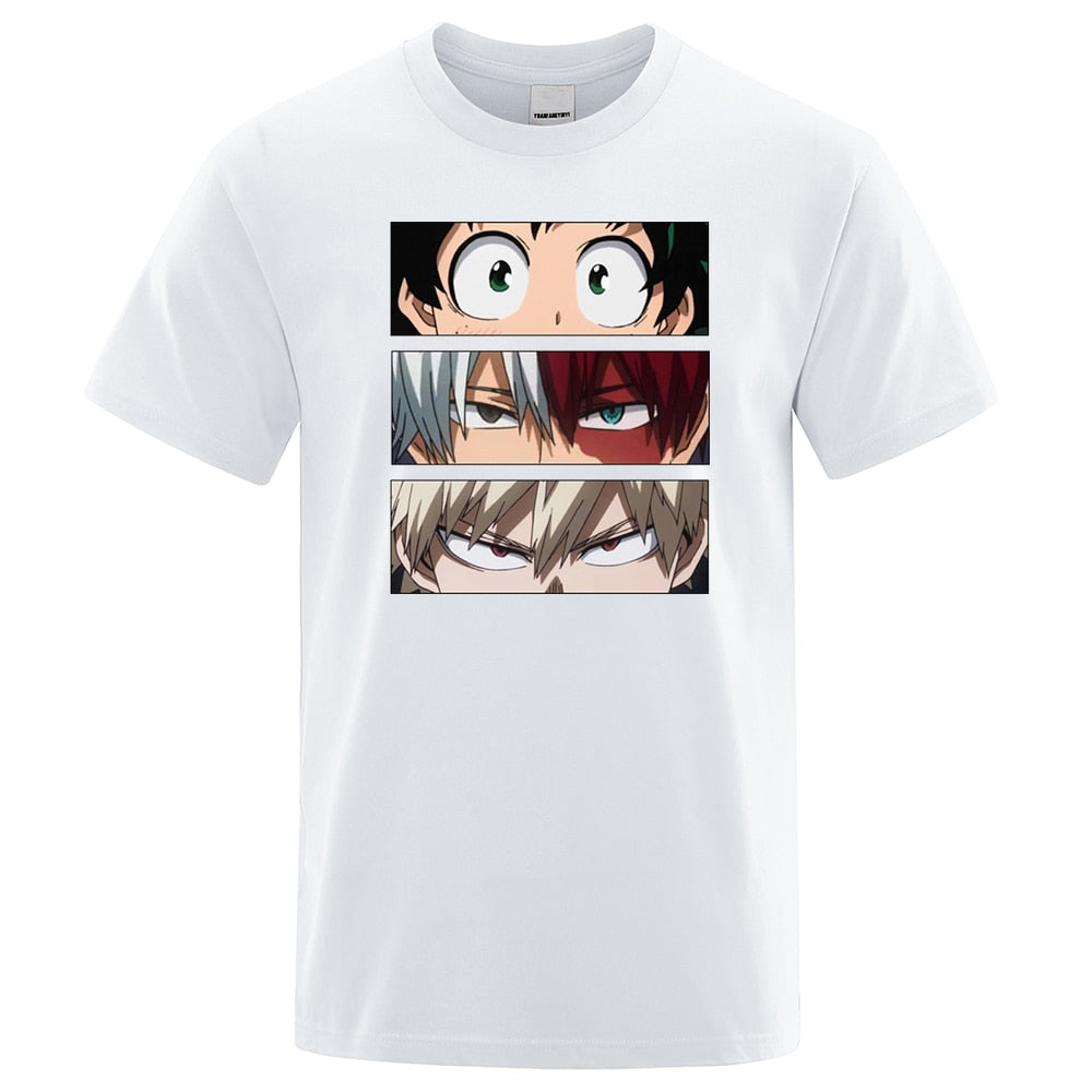 My Hero Academia Printed Anime T Shirt White