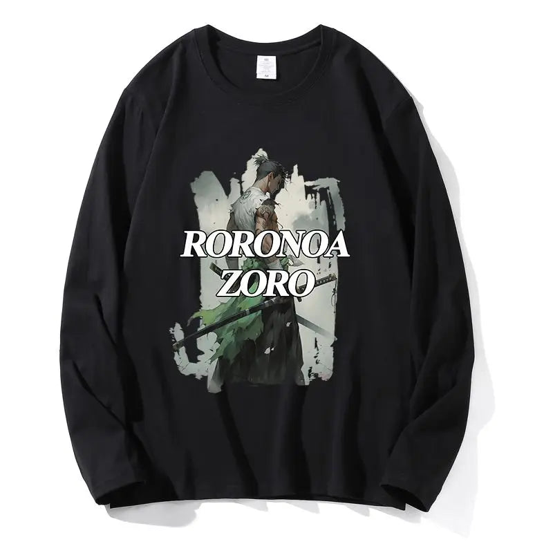 One Piece Zoro Sweatshirt black