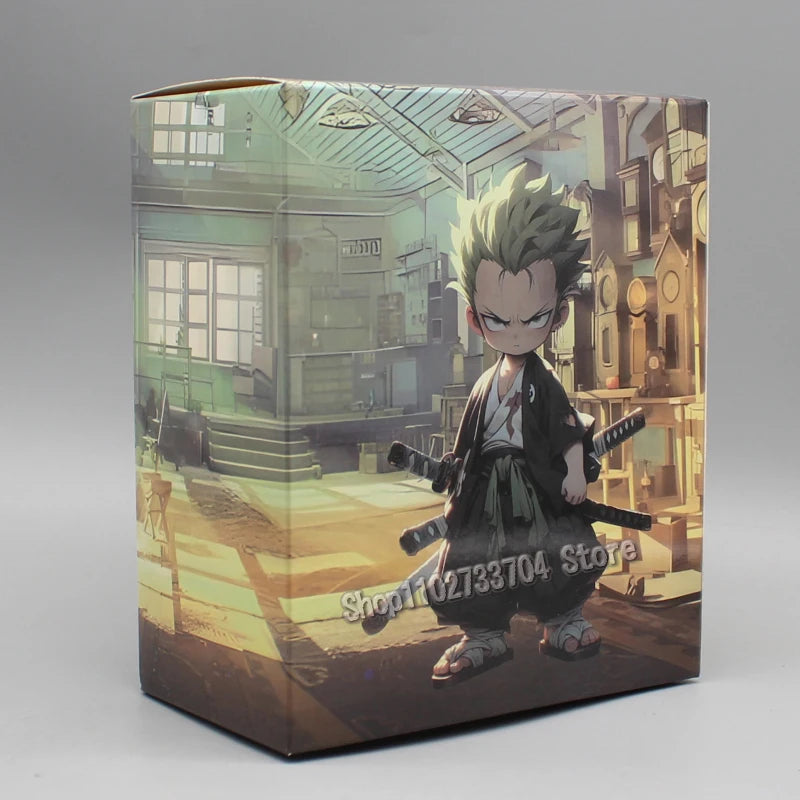 Mini Kid Roronoa Zoro Action Figure with box