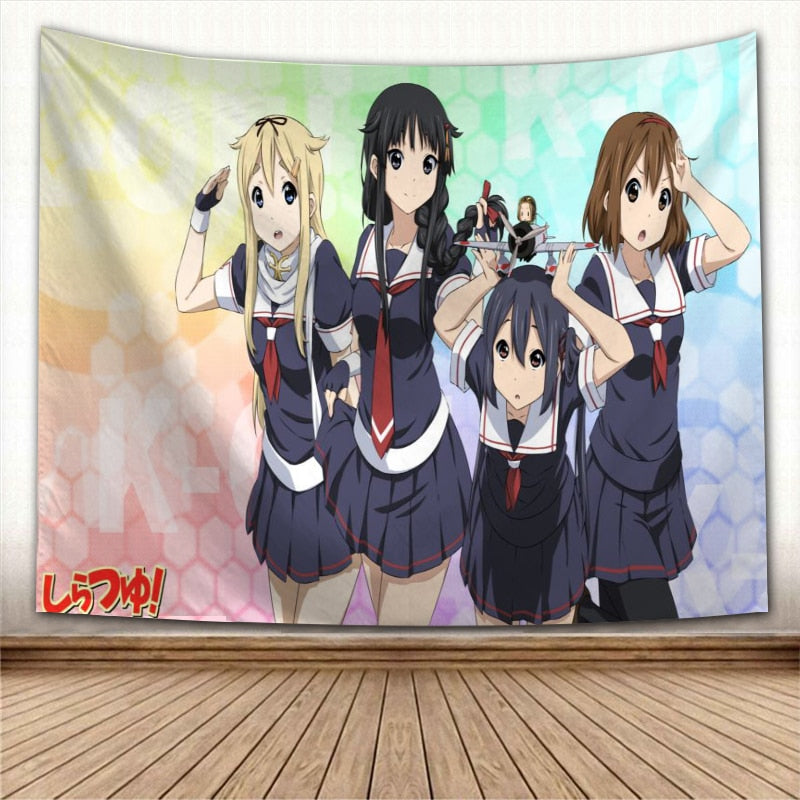 K-ON Anime Wall Hanging Tapestry 12