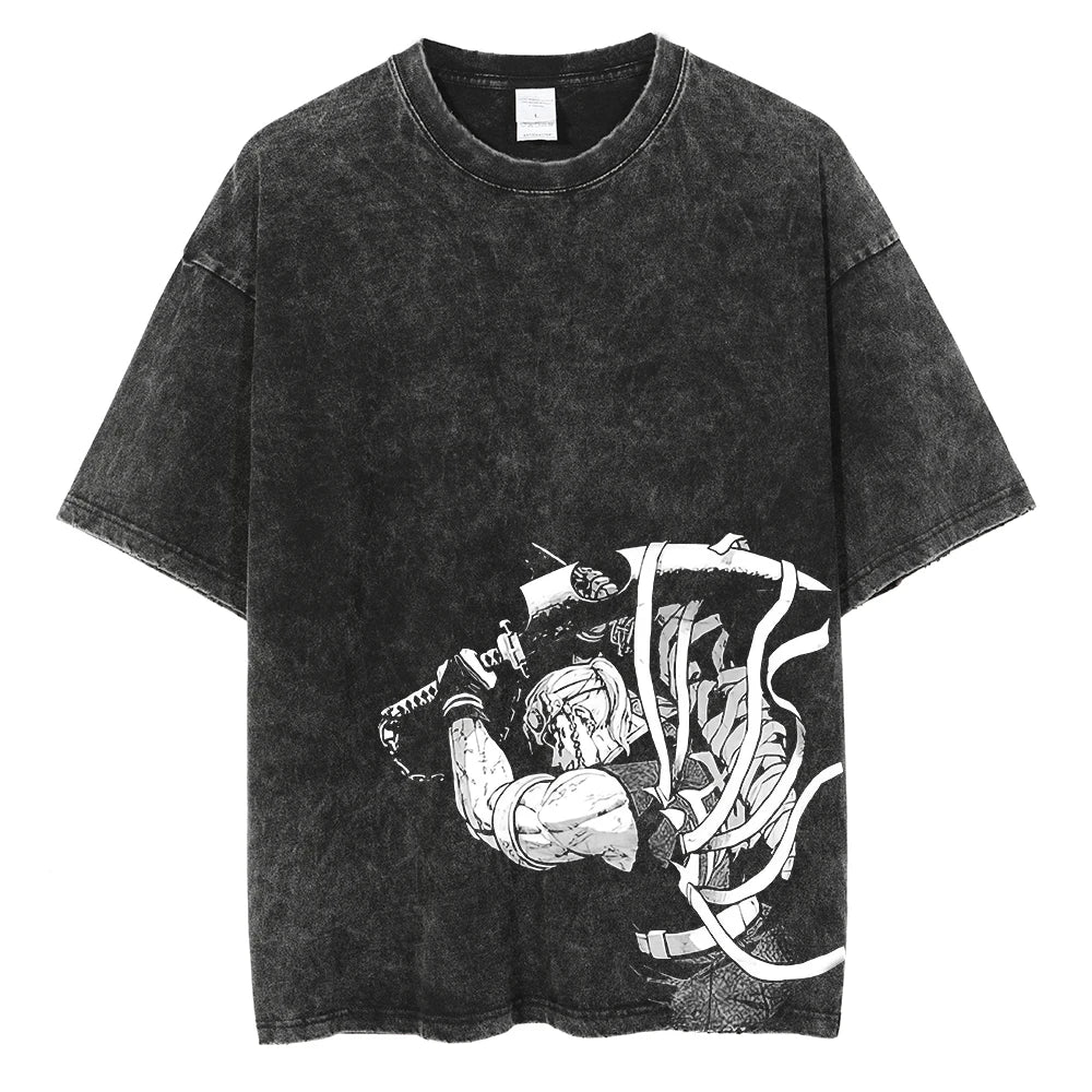 Demon Slayer Zenitsu Hashira Vintage Tshirt Style 4