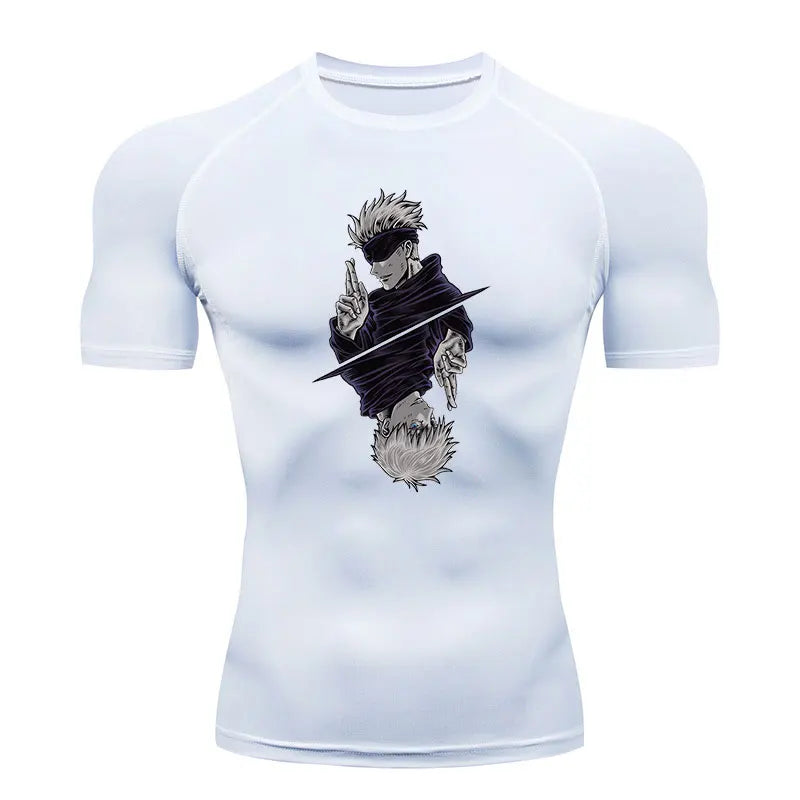 Jujutsu Kaisen Gym Fit T-shirt white3