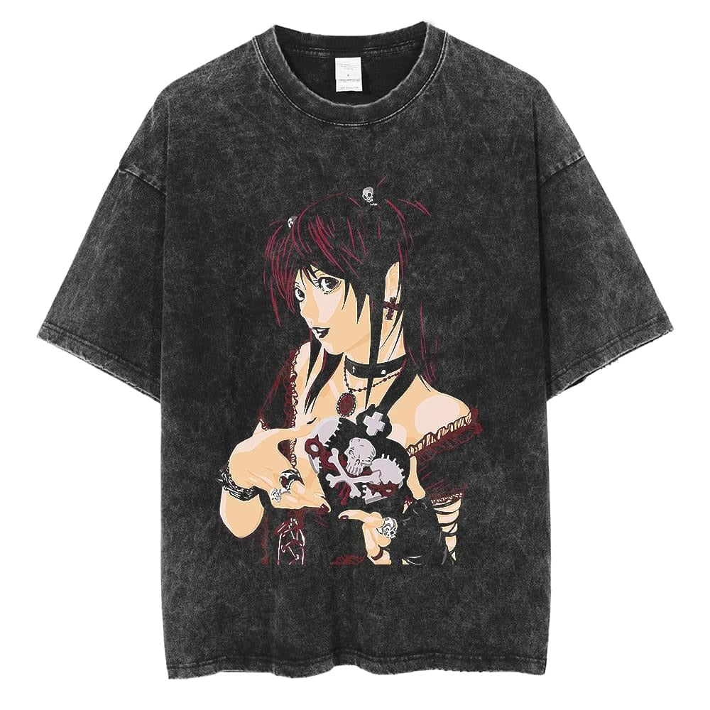 Death Note Washed T Shirt 4