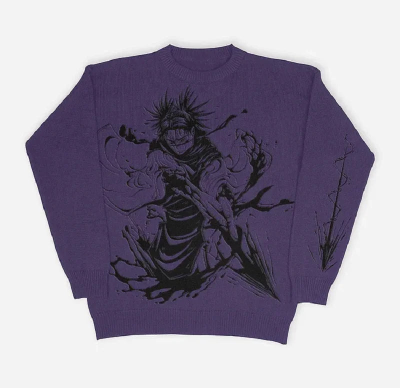 Jujutsu Kaisen Choso Sweater Purple