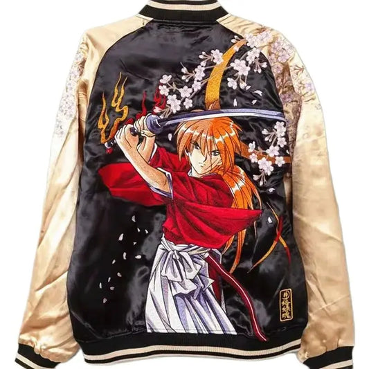 Himura Kenshin Rurouni Kenshin Embroidered Jacket
