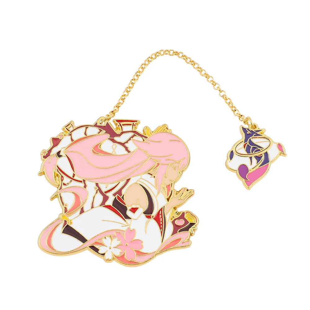 Genshin Impact Pin Brooch Yae Miko