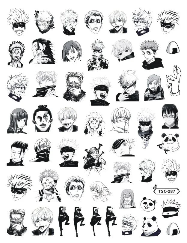 Tokyo Revengers Manga Acrylic Nails Sticker Style 3