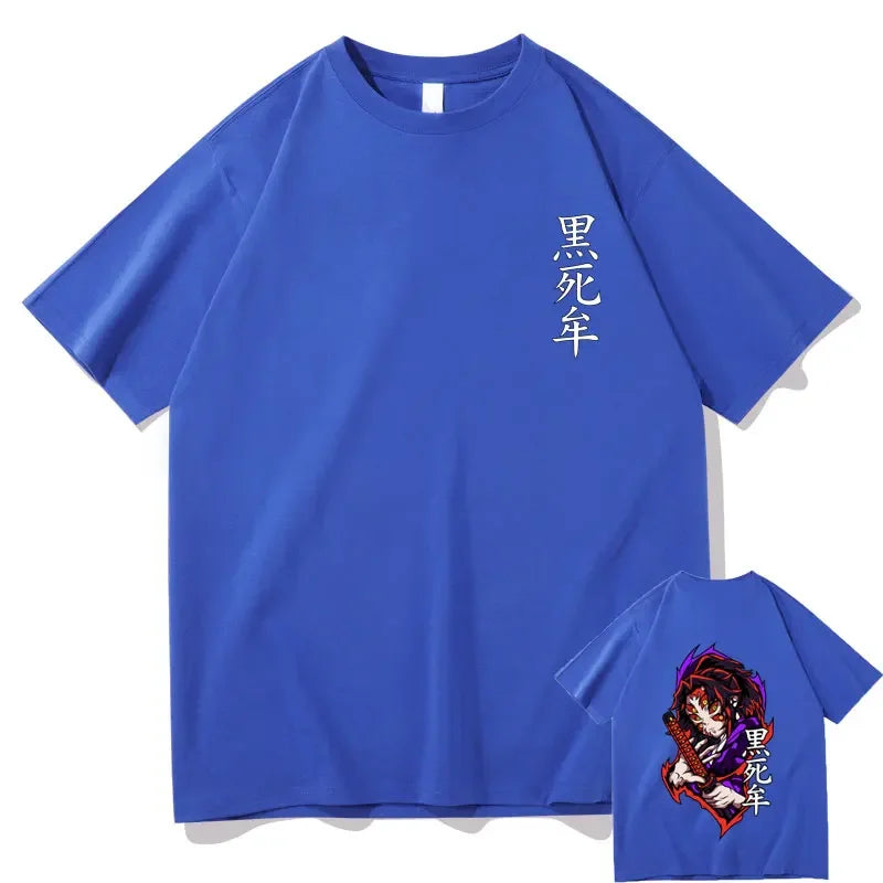 Demon Slayer Kokushibo T-shirt Blue