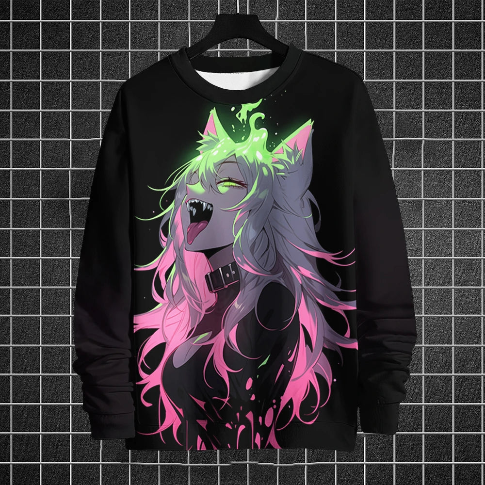 Anime 3d Print Sweatshirt Style 7