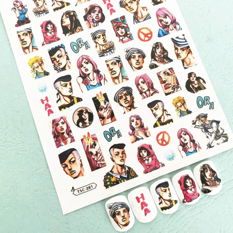 Tokyo Revengers Anime Acrylic Nails Sticker