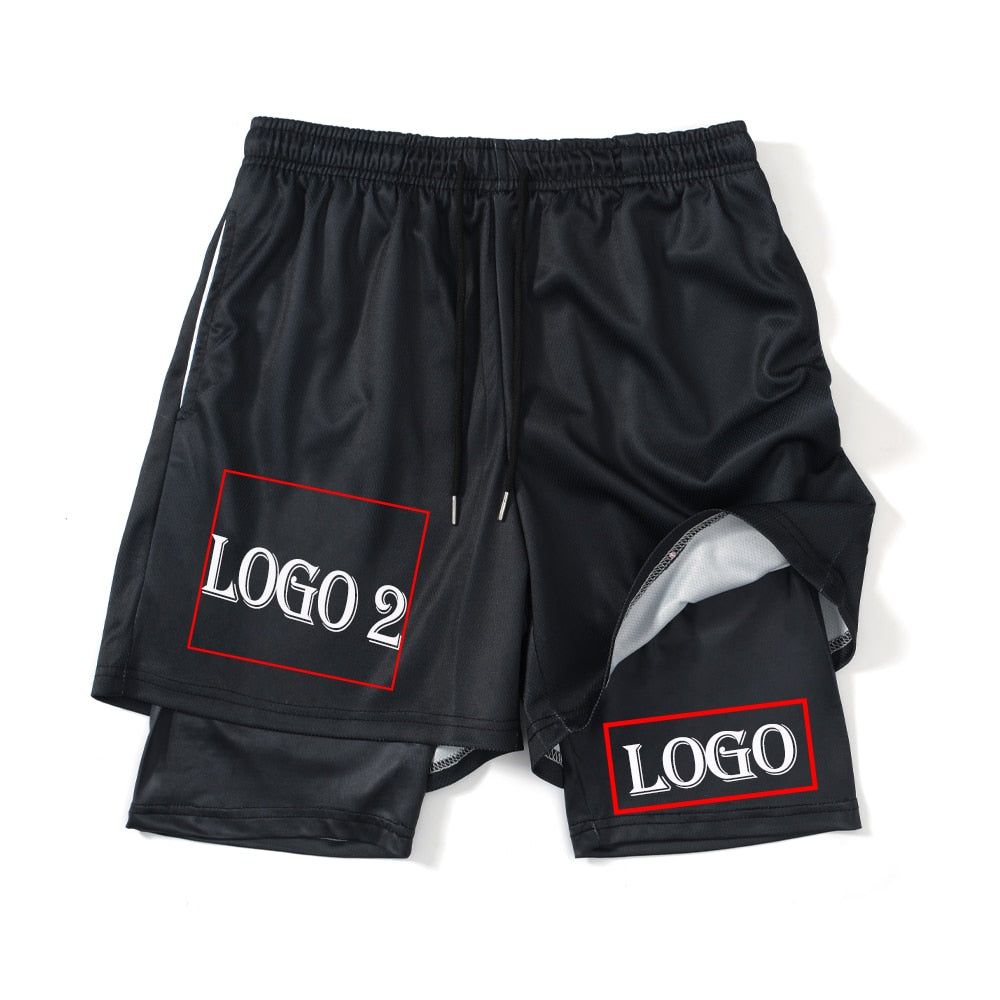 Attack on Titan Gym double layered Shorts Black11