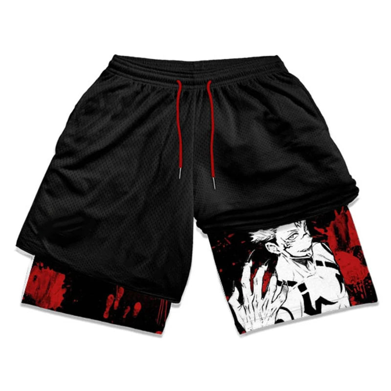 Jujutsu Kaisen Anime Gym Performance Shorts Style 4