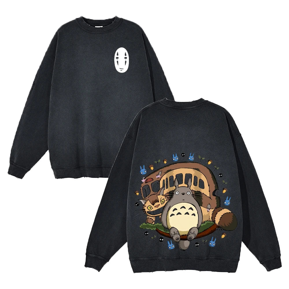 My Neighbor Totoro Sweatshirt Black14