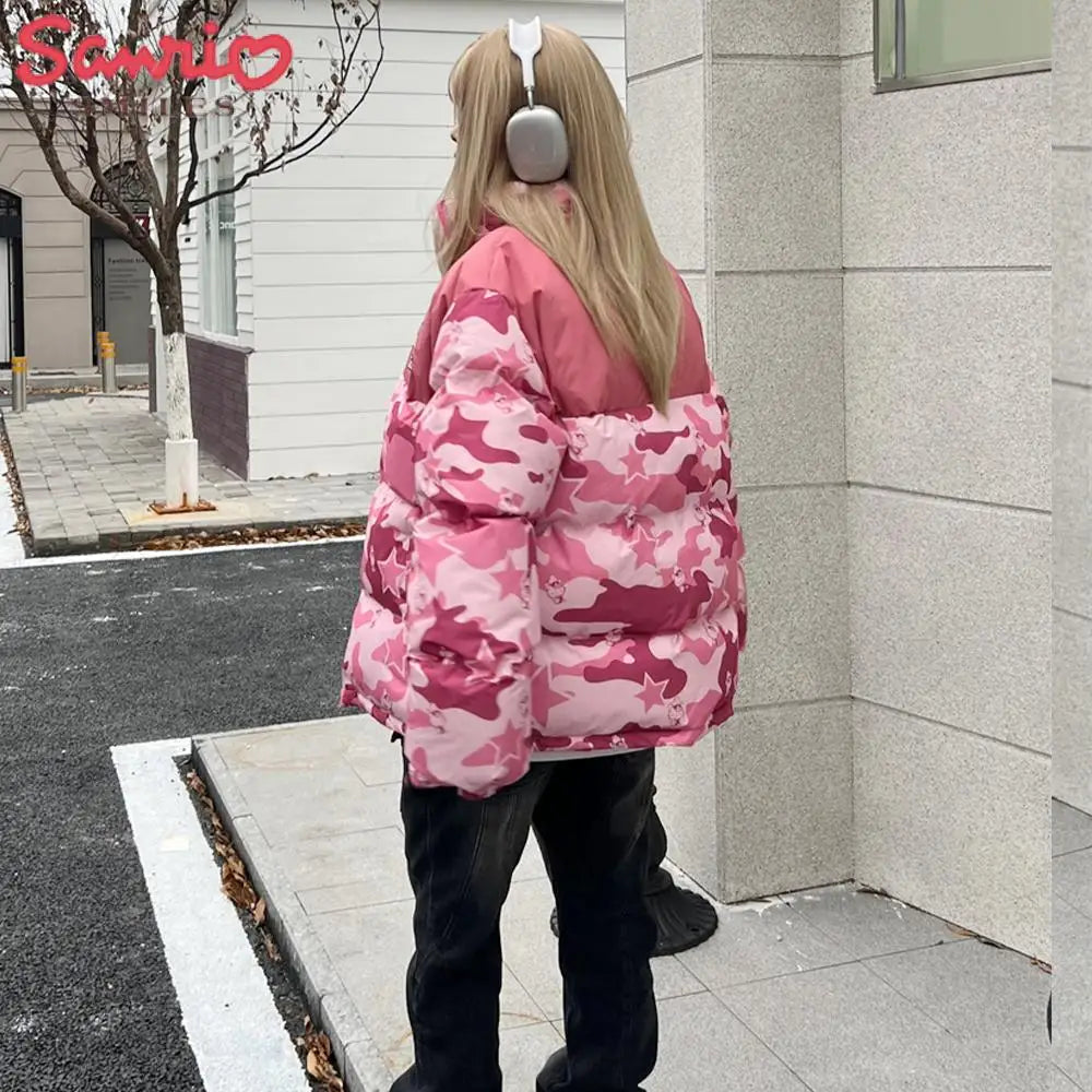 Anime Hello Kitty Puffer Jacket  High Quality Anime Puffer Jacket –  OTAKUSTORE
