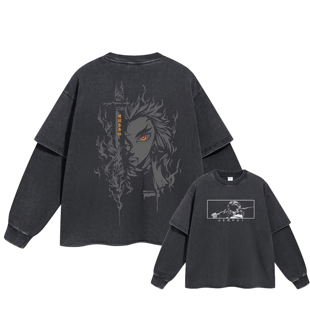 Kurapika Anime Double Layer Sweatshirt Style 6