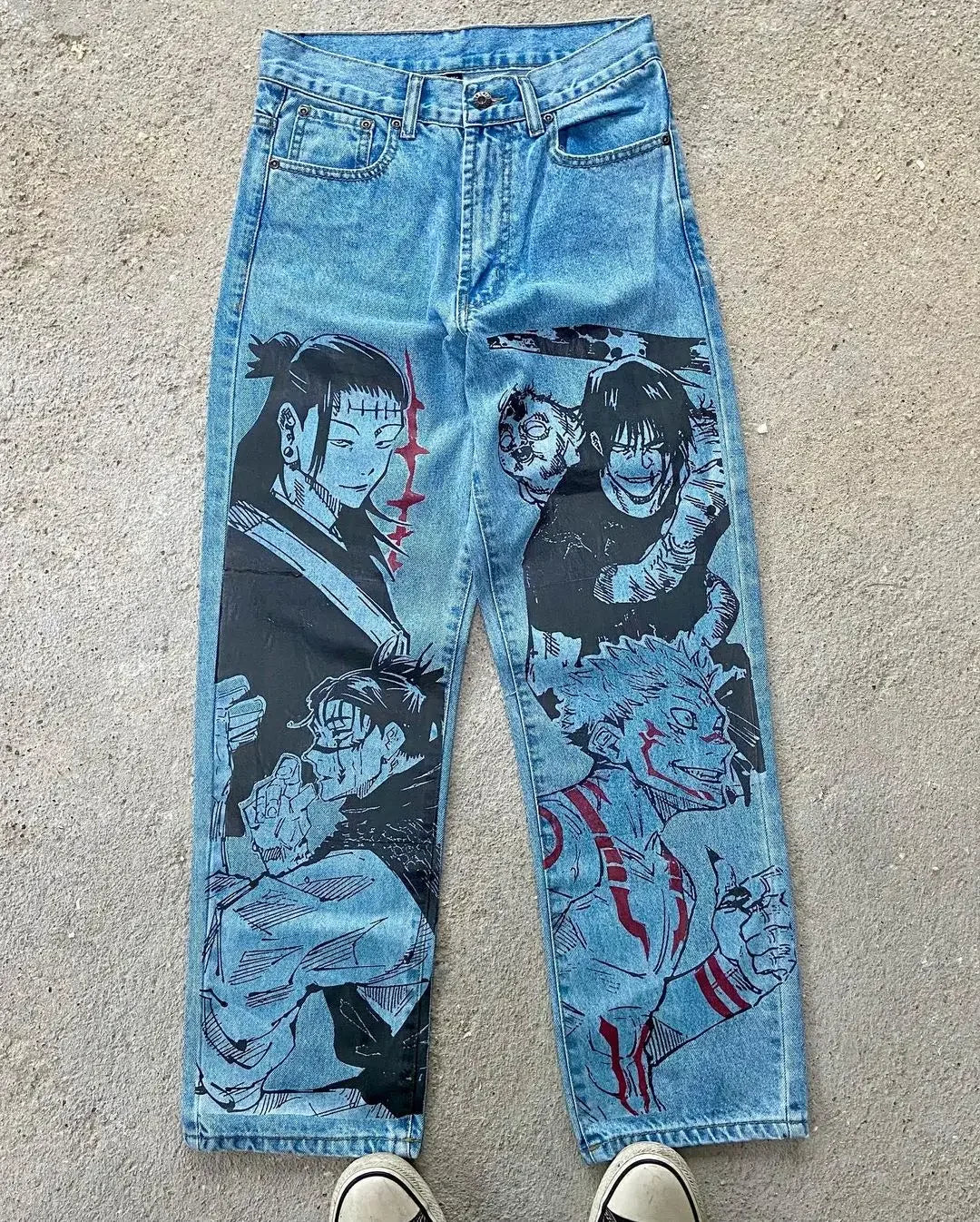 Jujutsu Kaisen Denim Jeans Style 1