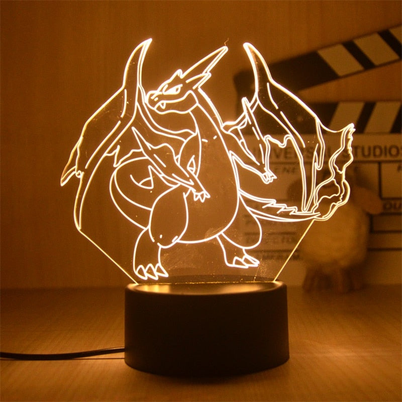 Pokemon Anime 3D LED desk lamp Action Figure 8 12cm