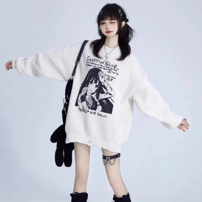 Anime Knit Harajuku Sweater