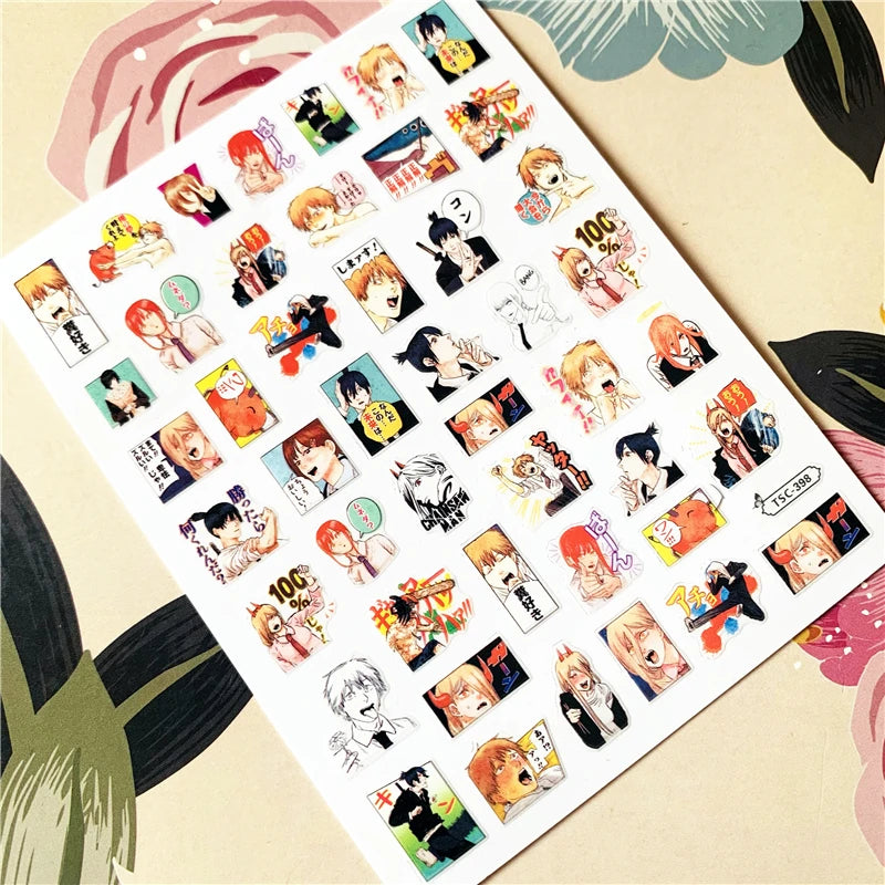 Jojo Bizarre Adventure Anime Acrylic Nails Sticker Style 15